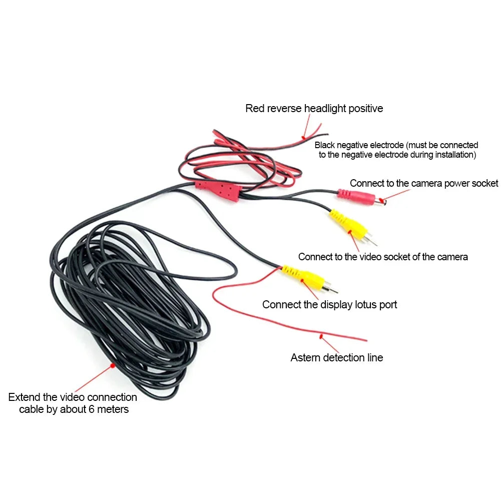 Car Rear View Camera 4/8/12 LED Night Vision Reversing Auto Parking Monitor CCD Waterproof 170 Degree HD Video Backup Camera