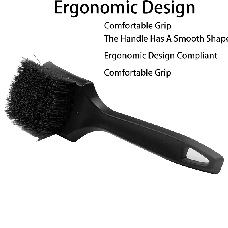 Car Tire And Wheel Hub Cleaning Brush Interior Air Conditioning Gap Brush Soft Bristle Brush Motorcycle Car Cleaning Accessories