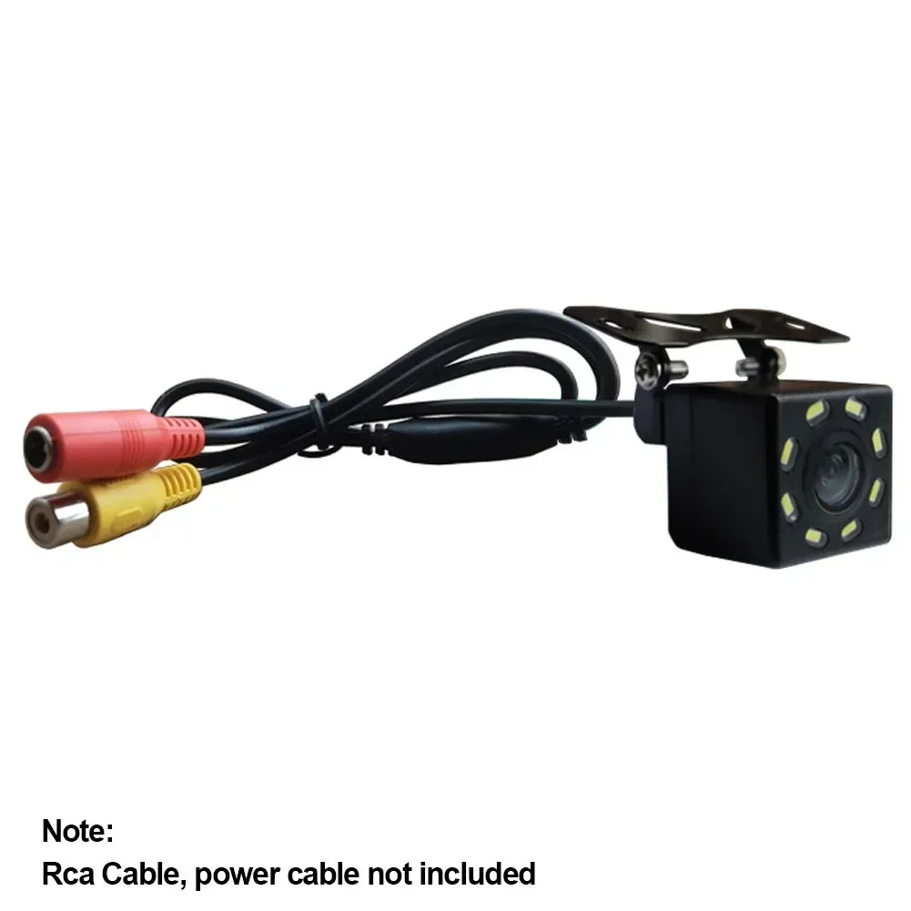 Car Rear View Camera 4/8/12 LED Night Vision Reversing Auto Parking Monitor CCD Waterproof 170 Degree HD Video Backup Camera