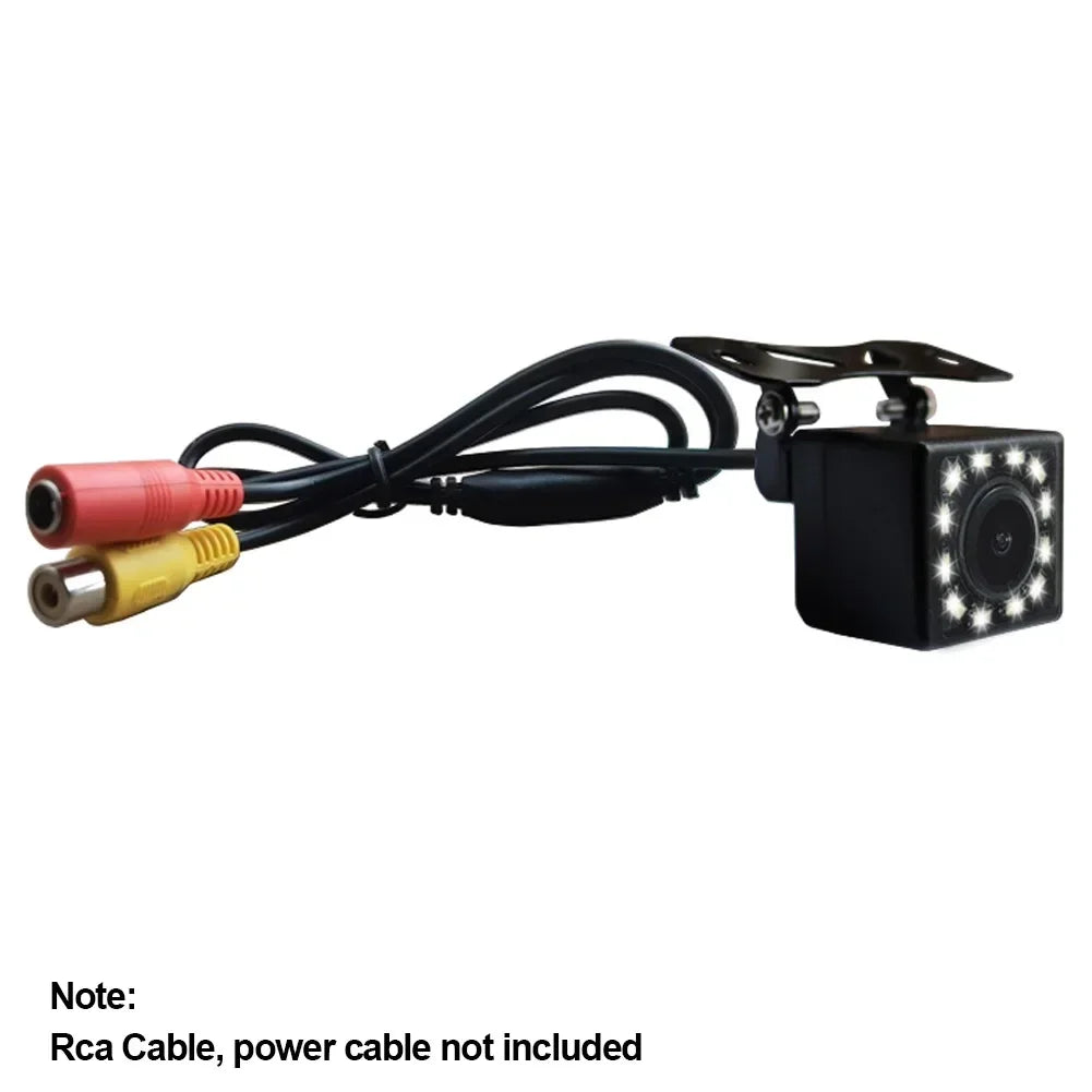 Car Rear View Camera 4/8/12 LED Night Vision Reversing Auto Parking Monitor CCD Waterproof 170 Degree HD Video Backup Camera