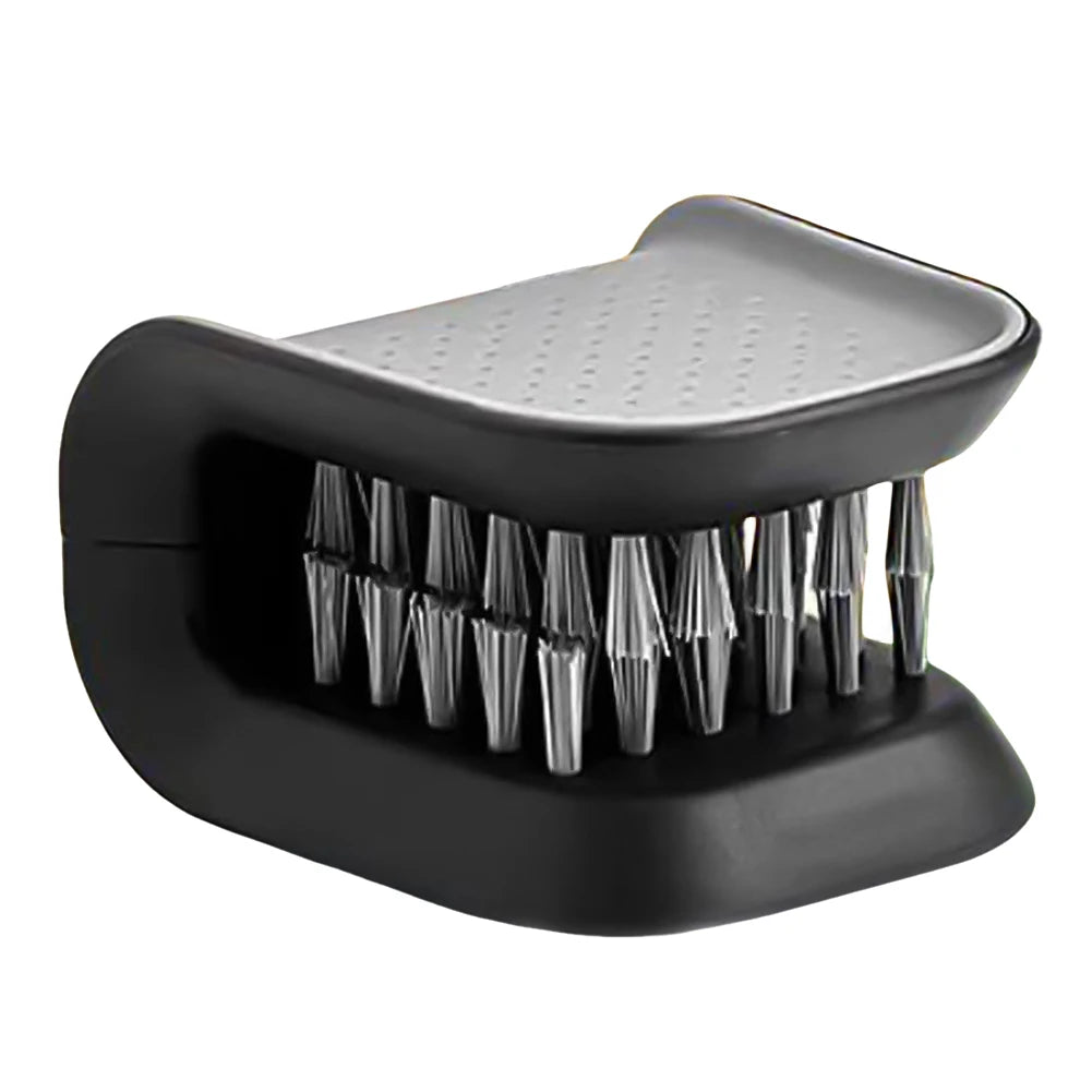 Car Interior Seat Belt Cleaning Special Tool Double Sided U Type Folding Tray Sponge Diamond Brush U Shape Kitchen Washing Tool