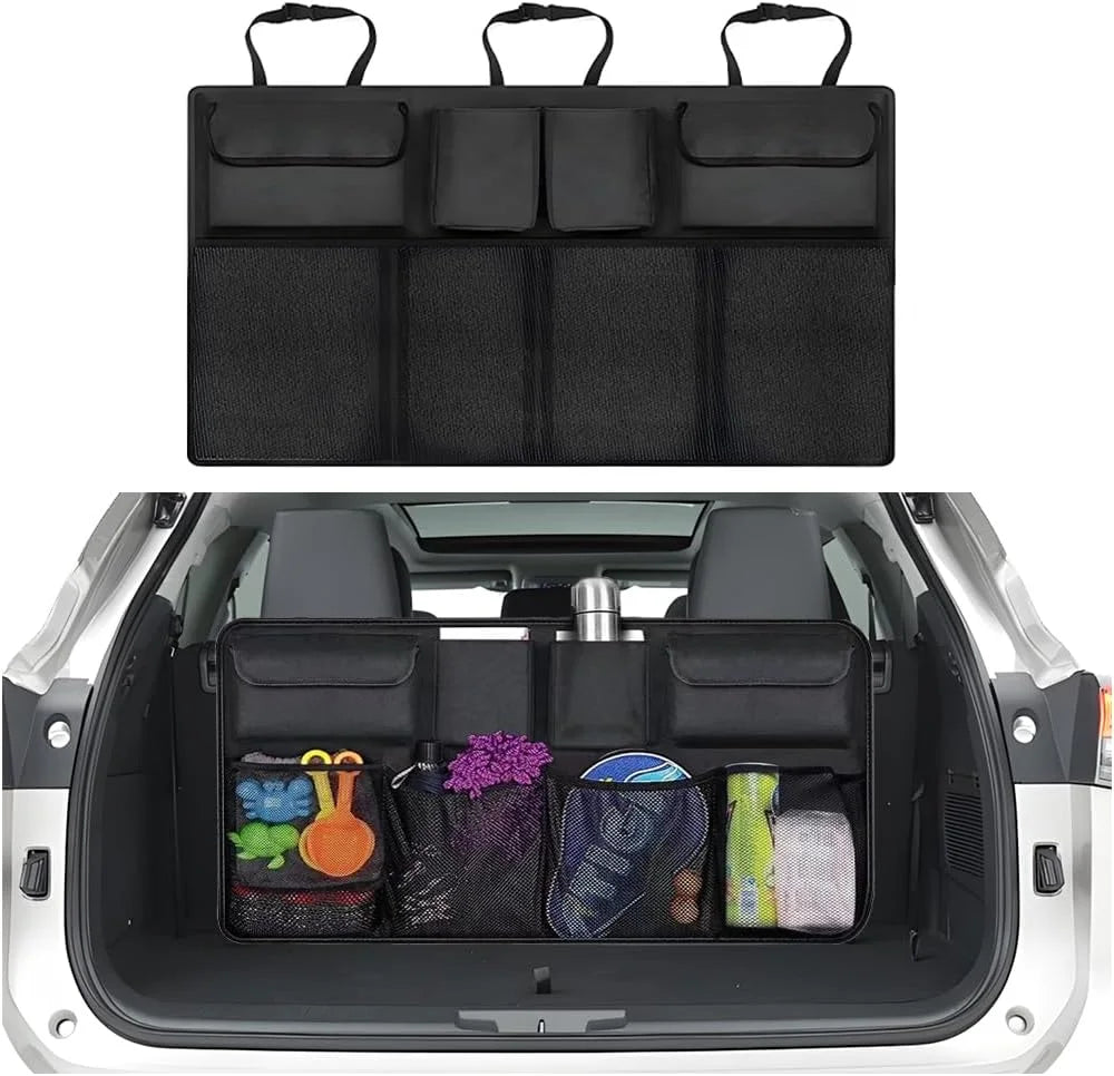 8 Large Trunk organizer bag,car trunk organizer,Car Trunk Hanging Storage Bag Back for SUV Truck Space Saving Exp