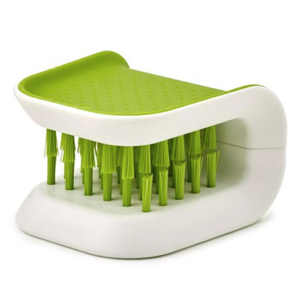 Car Interior Seat Belt Cleaning Special Tool Double Sided U Type Folding Tray Sponge Diamond Brush U Shape Kitchen Washing Tool